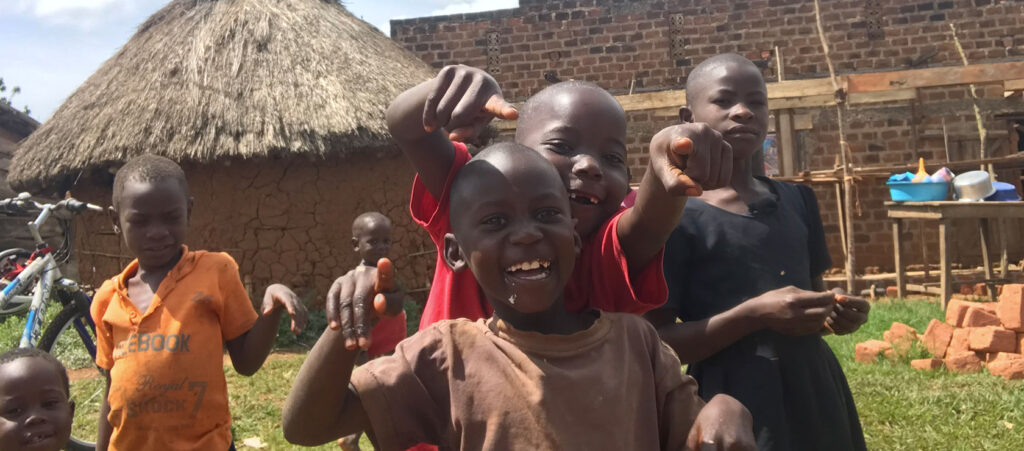 Kinder in Uganda.