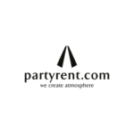 Das Logo von Partyrent.