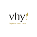 Das Logo von dem Restaurant Vhy.