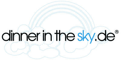 Das Logo von Dinner in the Sky.