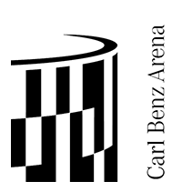 Logo von der Carl-Benz-Arena.