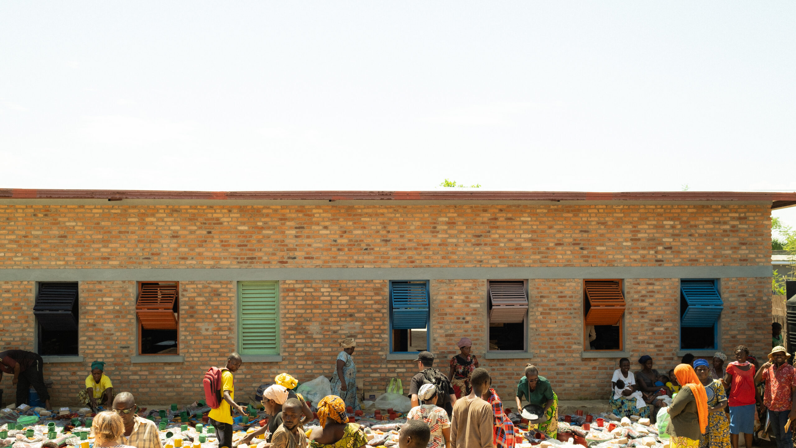 Verteilung von Hilfsgütern in Burundi